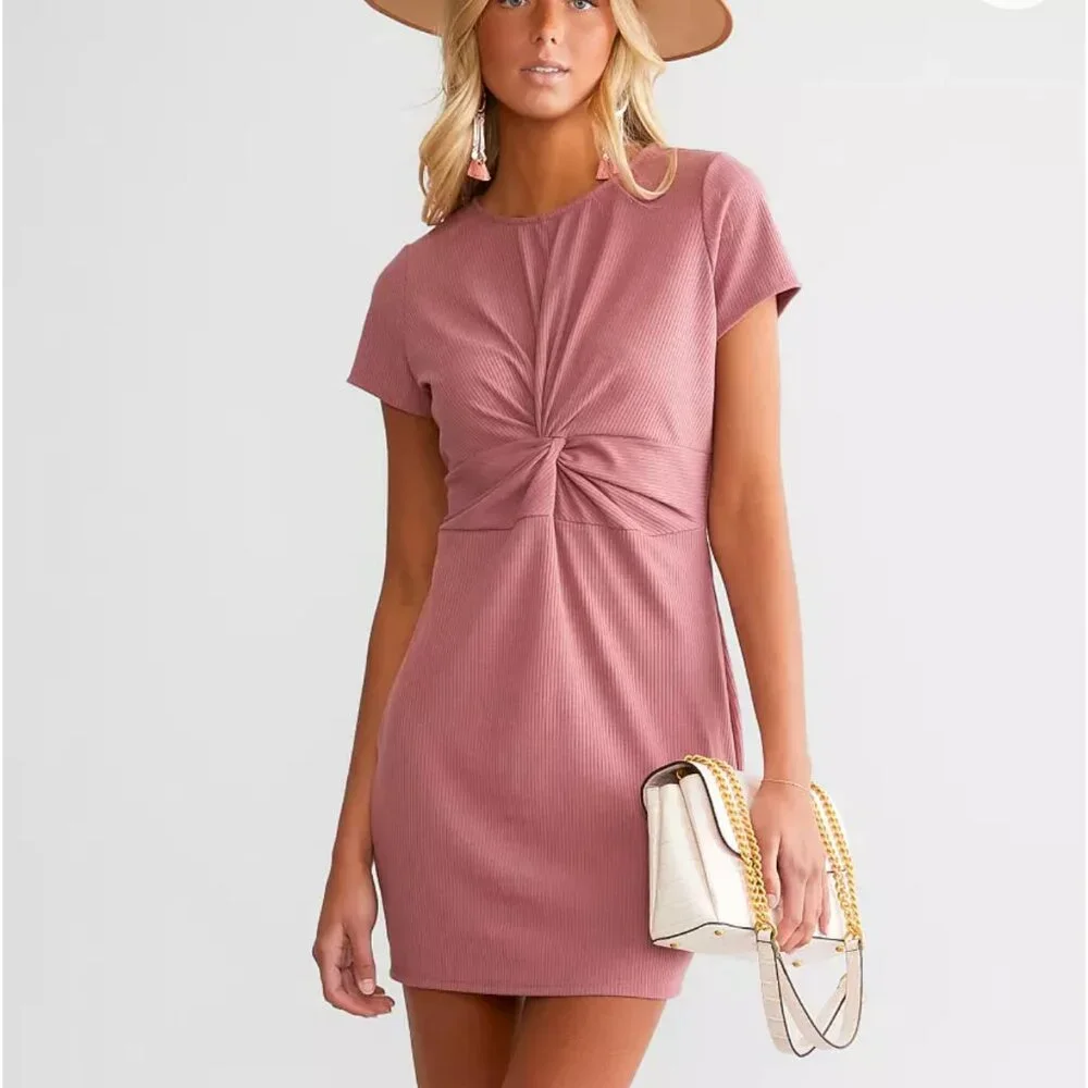 Willow & Root Twisted Mini Dress - Picture 5 of 5